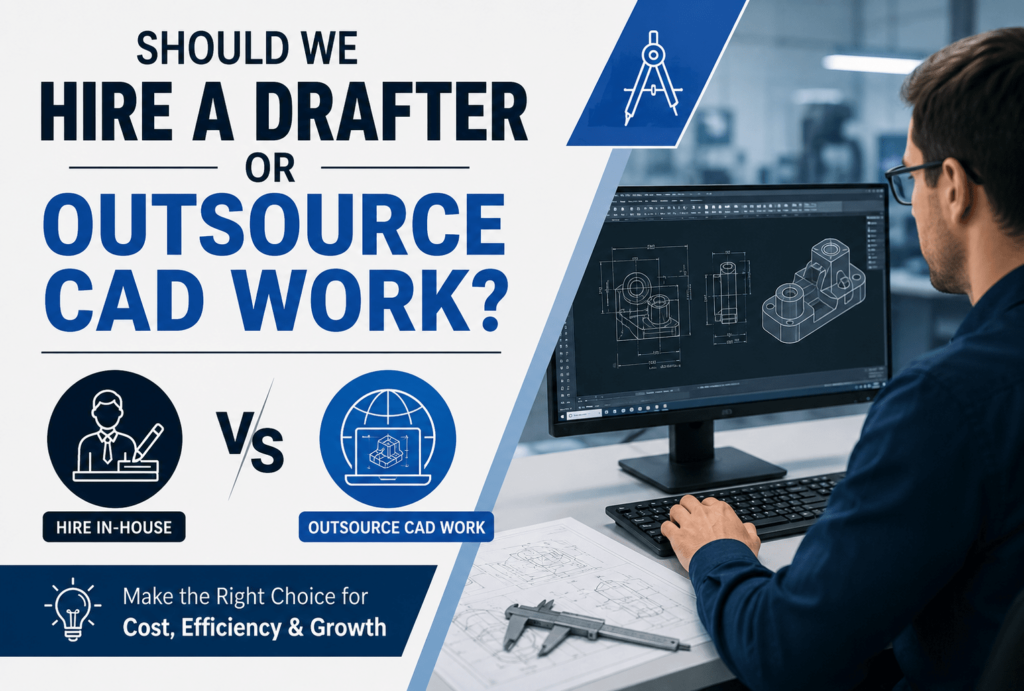 Should We Hire a Drafter or Outsource CAD Work? A Cost Comparison for OEMs