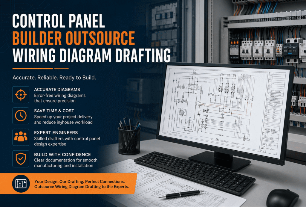 When Should a Control Panel Builder Outsource Wiring Diagram Drafting ?