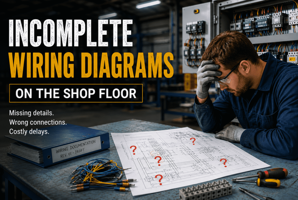 What Is the Cost of Incomplete Wiring Diagrams on the Shop Floor ?