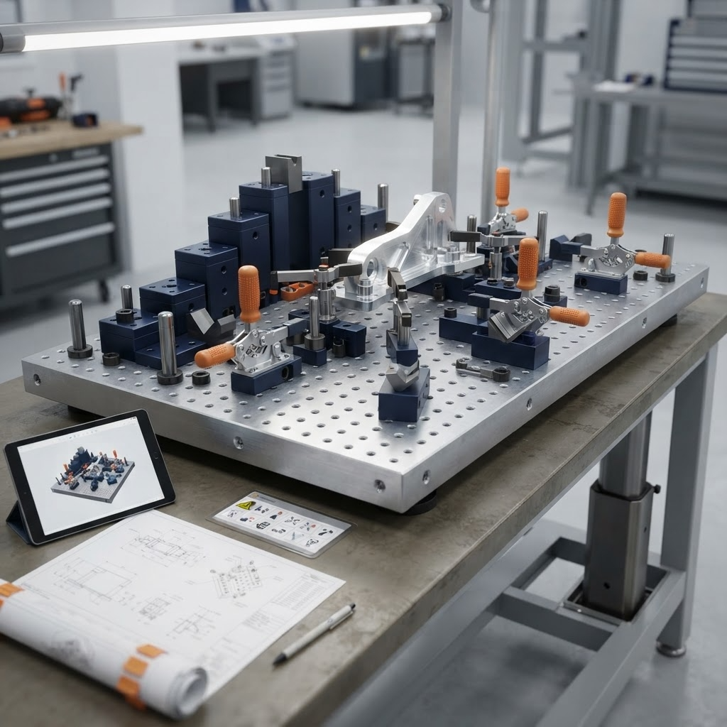 Modular Fixturing, Ergonomics & Documentation